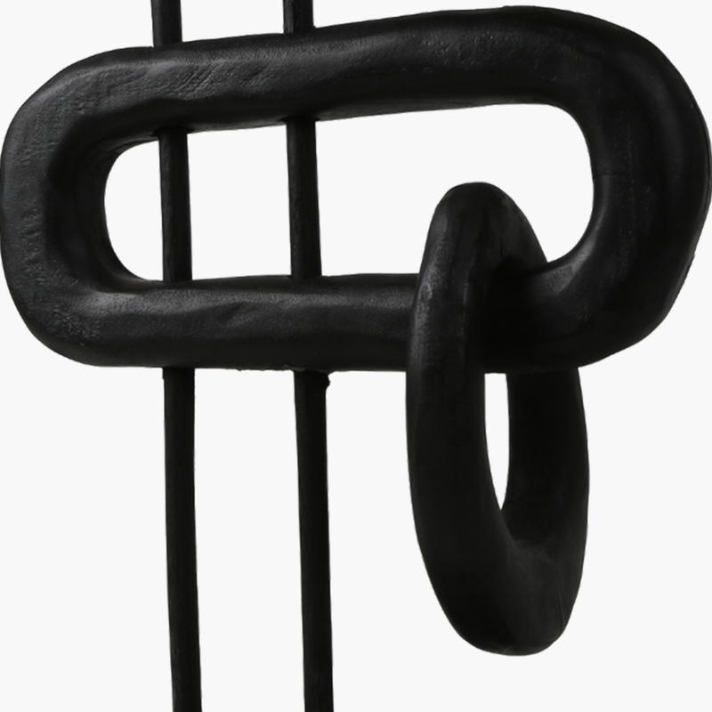 Standlı Obje Siyah 41X18X62cm