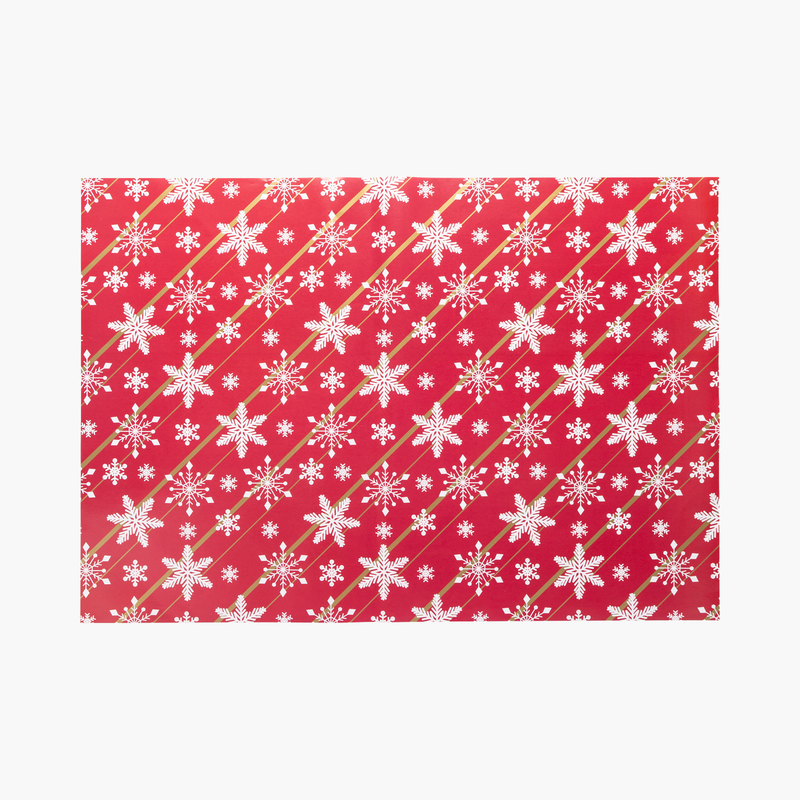 JC Yılbaşı Kırmızı Yıldız Paketleme Kağıdı 50x70cm