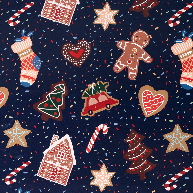 JC Yılbaşı Cookie Paketleme Kağıdı 50x70cm