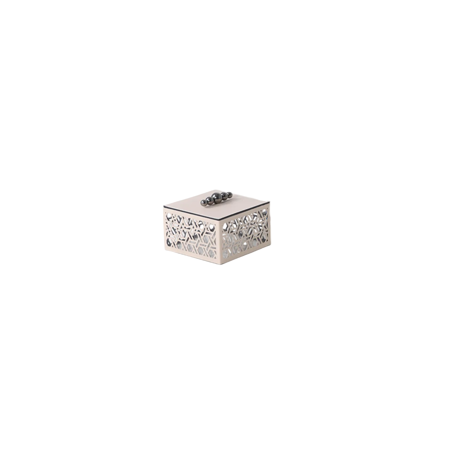 Rectangular Box Beige S 13X13X11cm