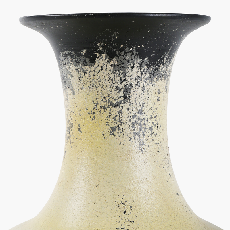 Seramik Vazo Sarı 53cm