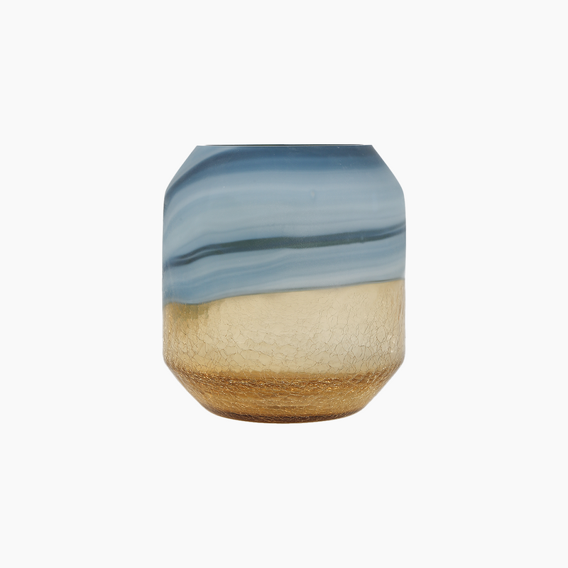 Two-Color Vase, Size S, 14x20x22cm