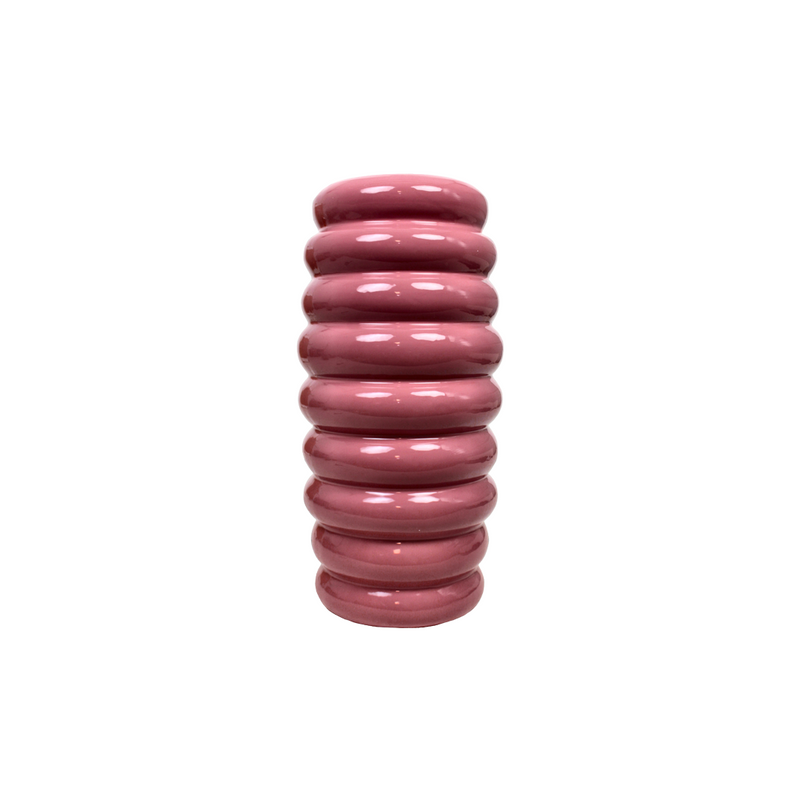 Ring Pink Vase B 28x28x58cm