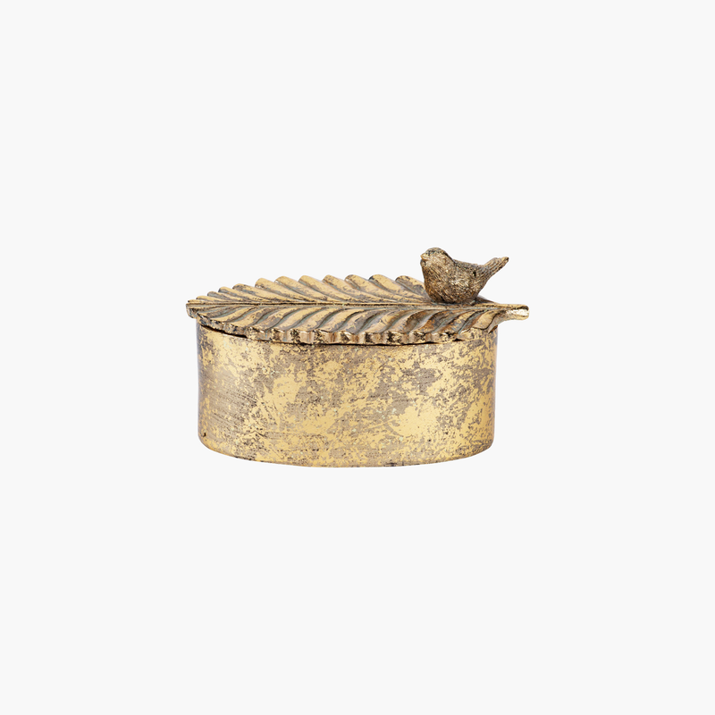 Kutu Oval Kuş Figürlü 15.5X9.5X8.5cm
