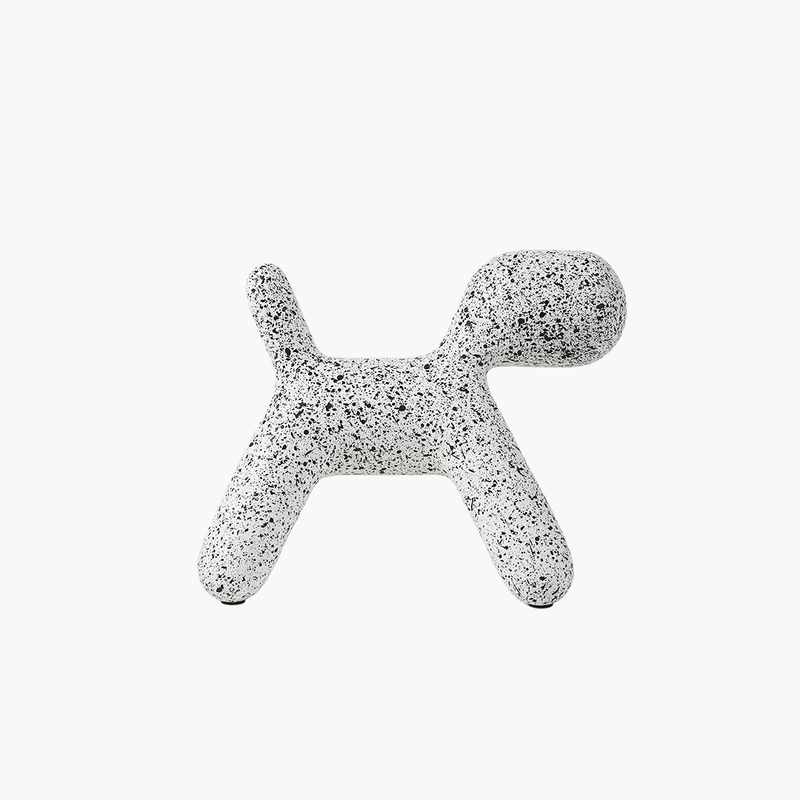 Köpek Figür Obje Gri 30X16X22cm