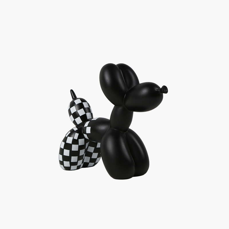 Seramik Köpek Figür Obje Siyah 20.5X8.5X17.5cm