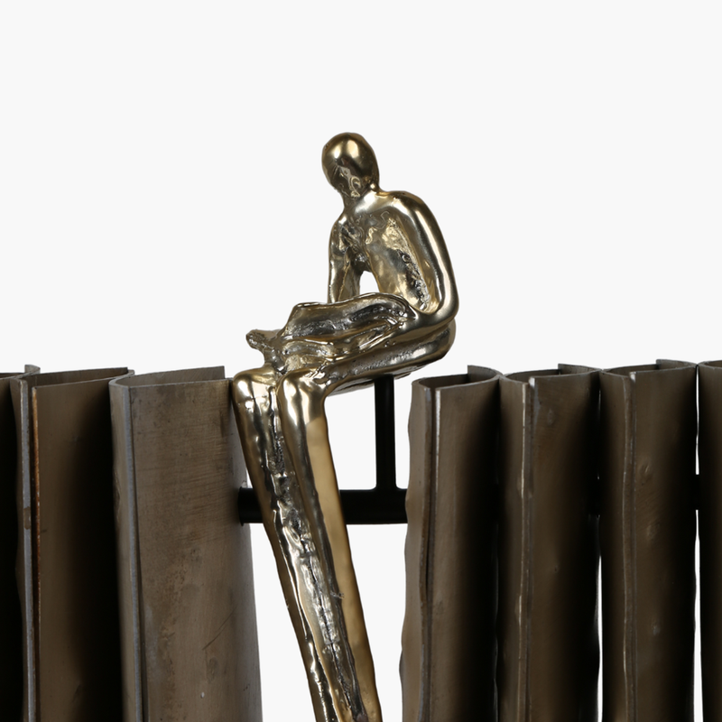Standlı Noble Dekor Obje Gri 62X12X39cm
