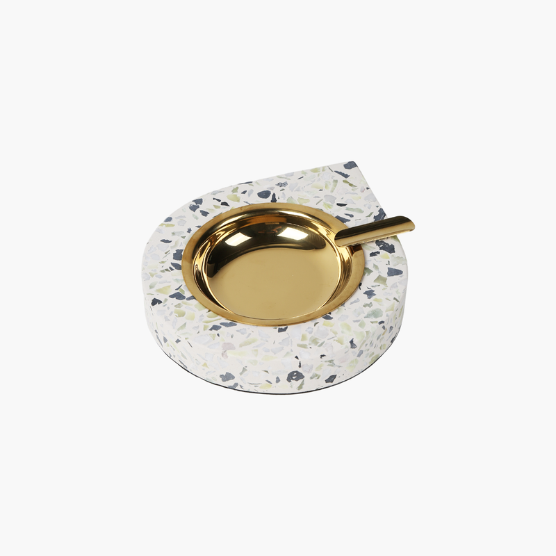 Terrazzo Kül Tablası 20X17X3.5