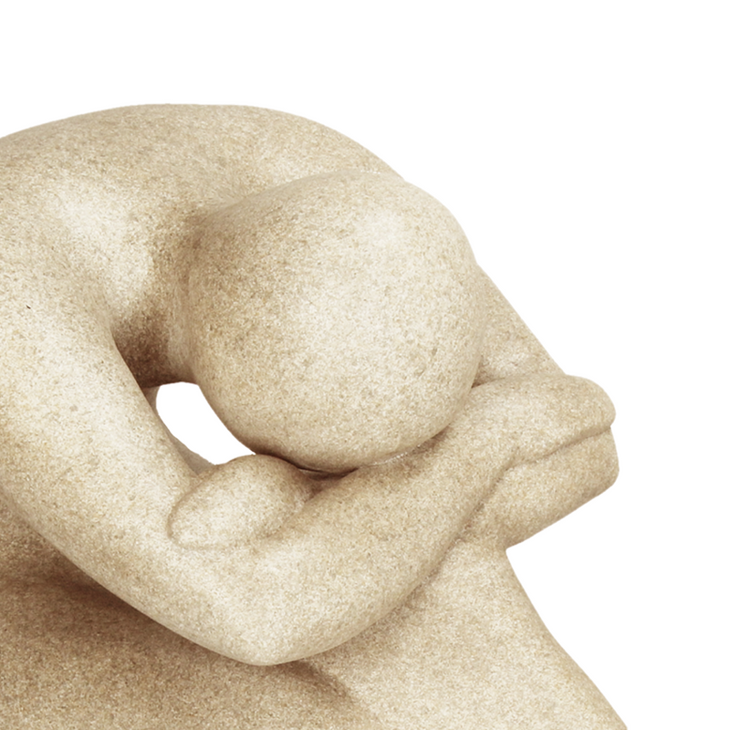 Human Figure Beige Object B 57x22.9x30.4cm