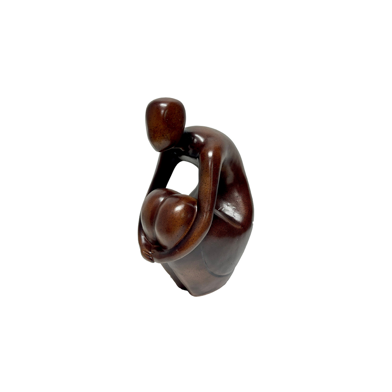 Human Figure Brown Object A 29.3x18.4x40.3cm