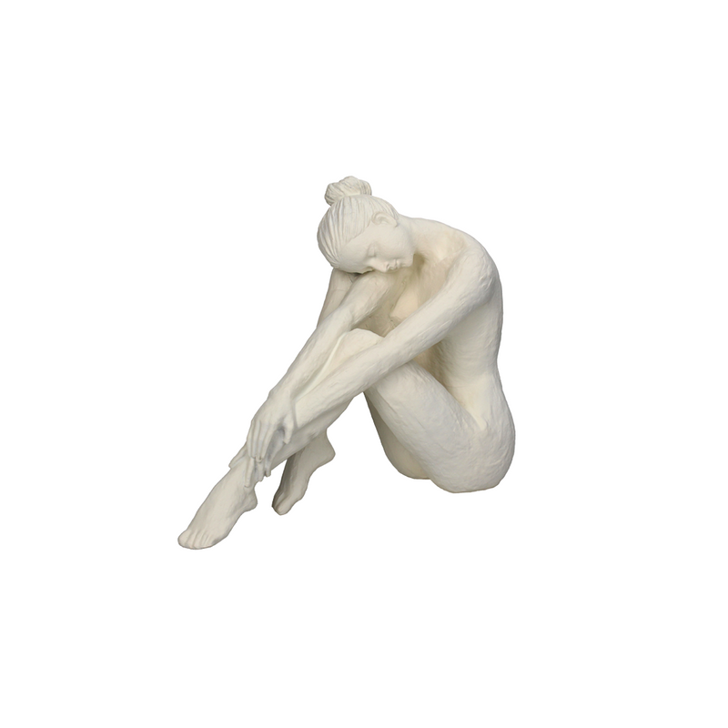 Ballerina Figure Ivory Object A 27.4x11.5x23.3cm