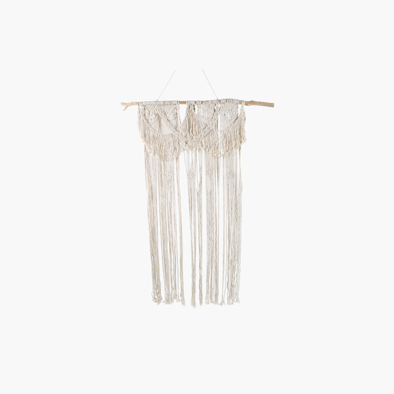 Makrome Duvar Dekor Krem 120X180cm