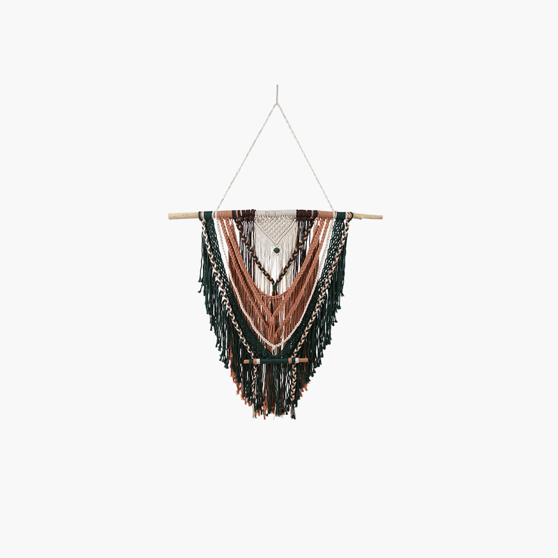 Makrome Duvar Dekor 4 Renk 95X95cm