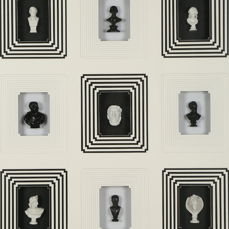 Büst Temalı Siyah/Beyaz Tablo 70X90cm