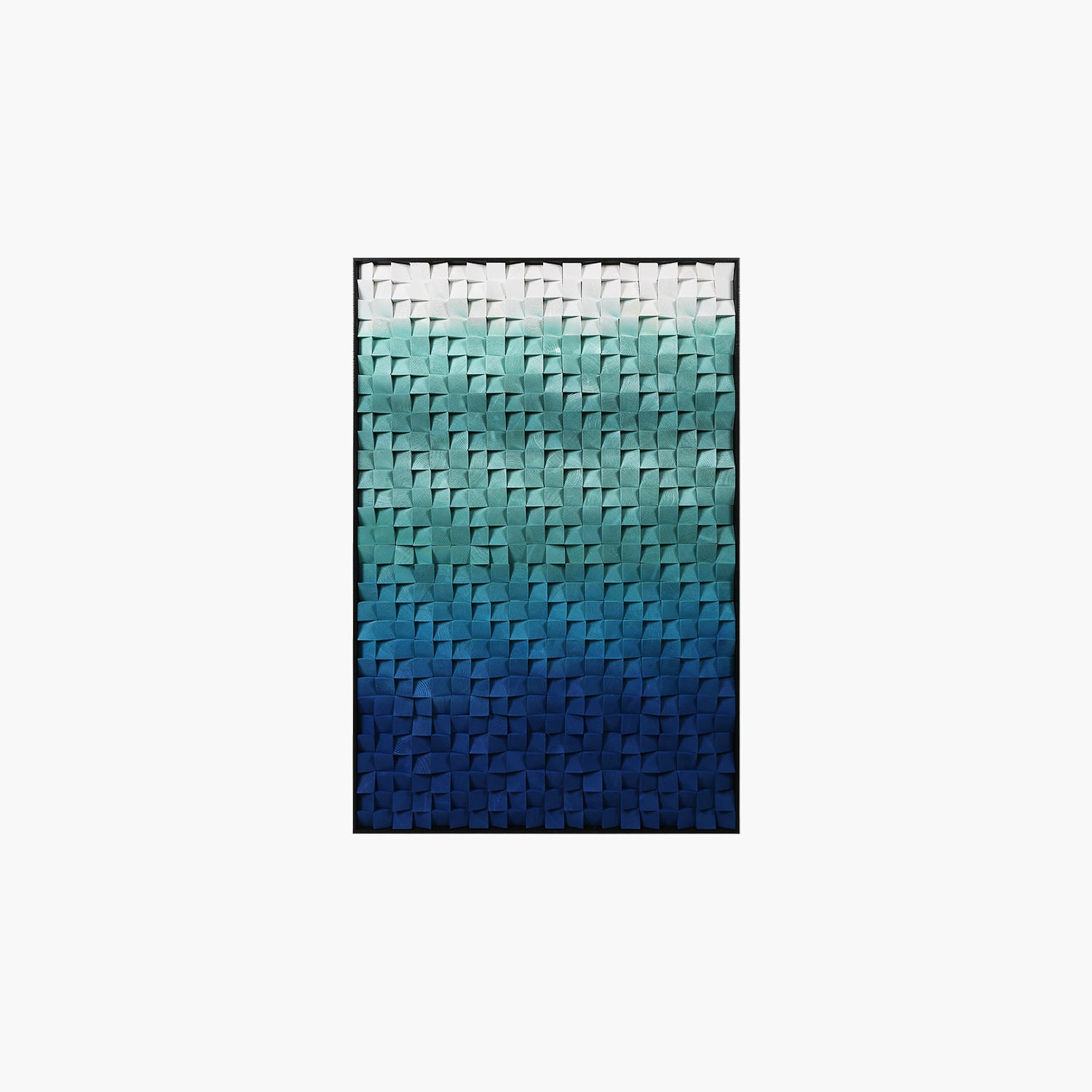 Ahşap Kübik Temalı Tablo C 80X120cm