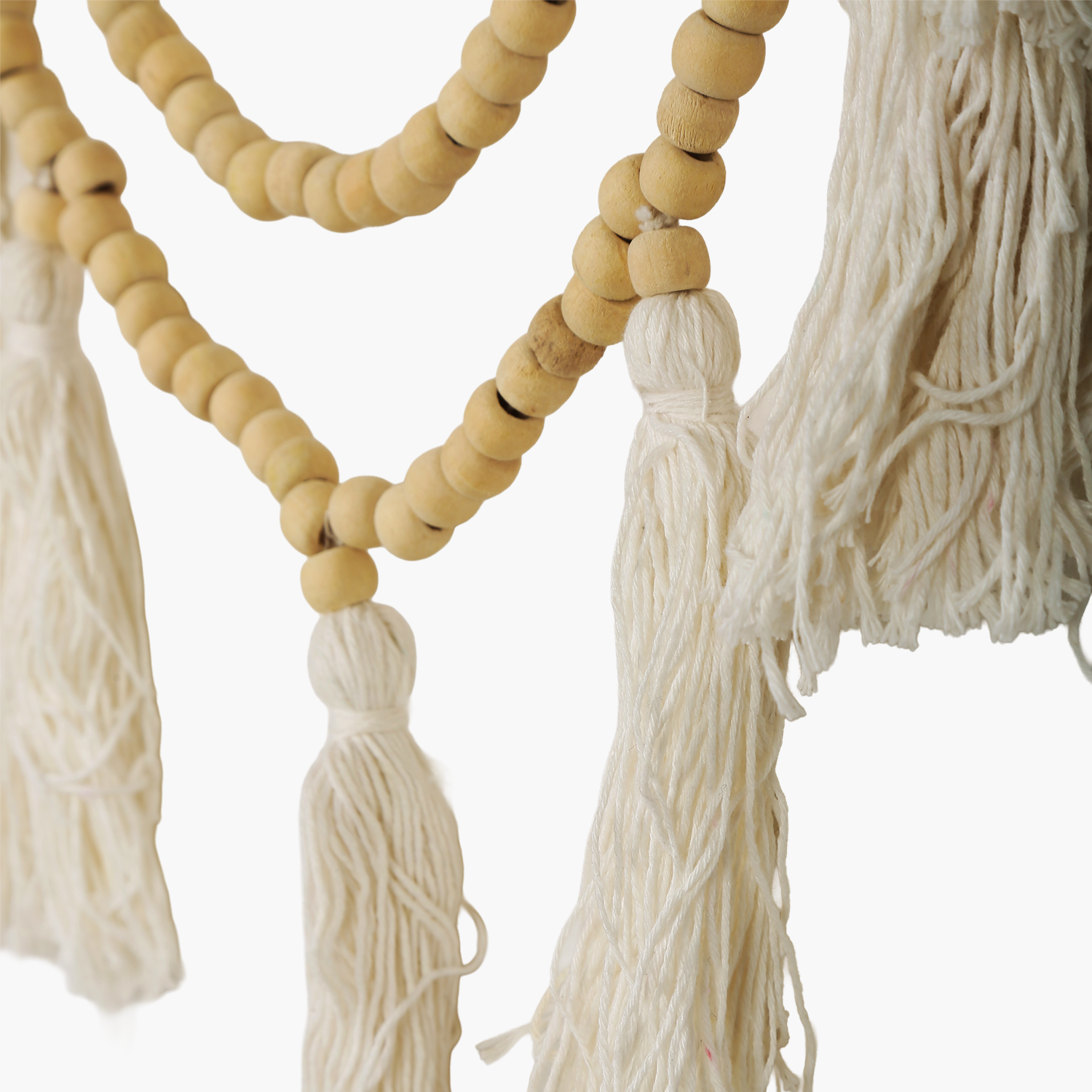 Rattan Makrome Lotus Duvar Dekor