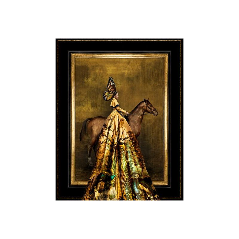 Reina Gold Tablo 110x140cm