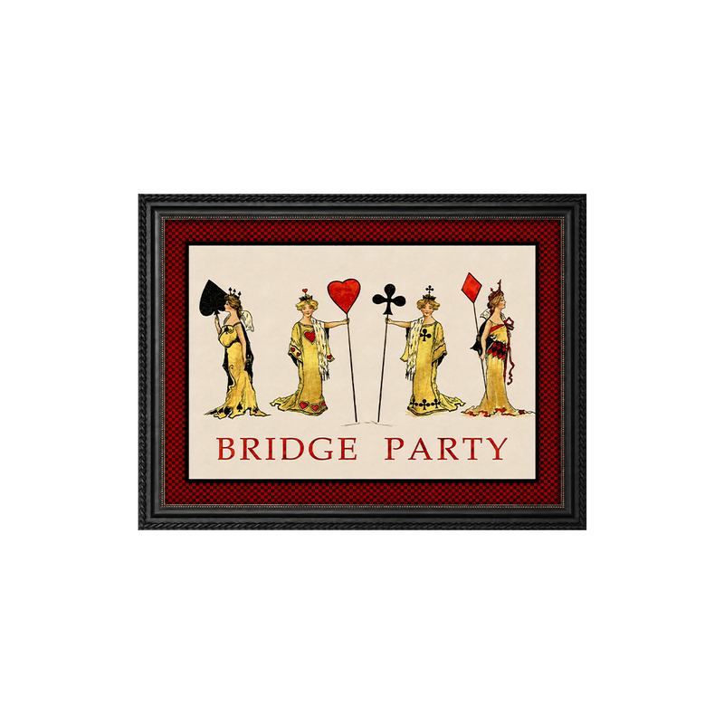 Bridge Party Tablo 64x48cm