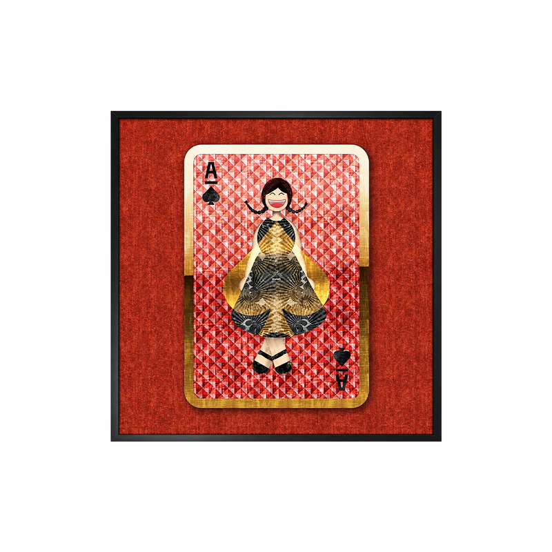 Bridge Party Ace Tablo 90x90cm