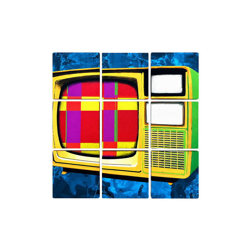 Retro Vision Tablo 62x62cm