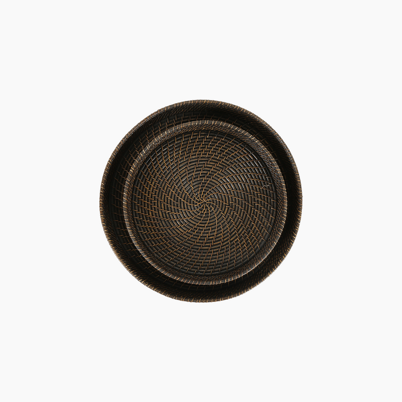 Riviera Rattan Round Tray