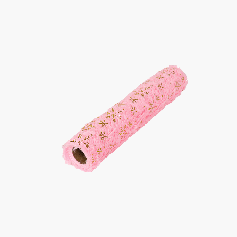 JC Peluş Pembe Dekor Rulo 37cm