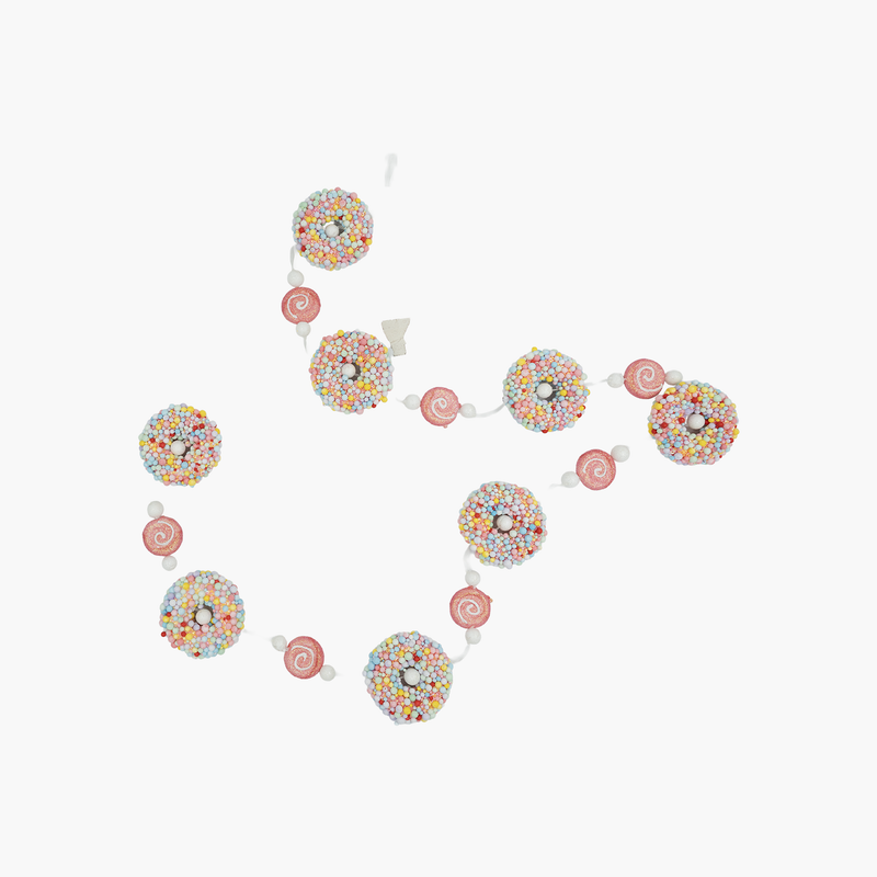 JC HAPPY SUGAR Garland Donut Şeker Dekor 150cm