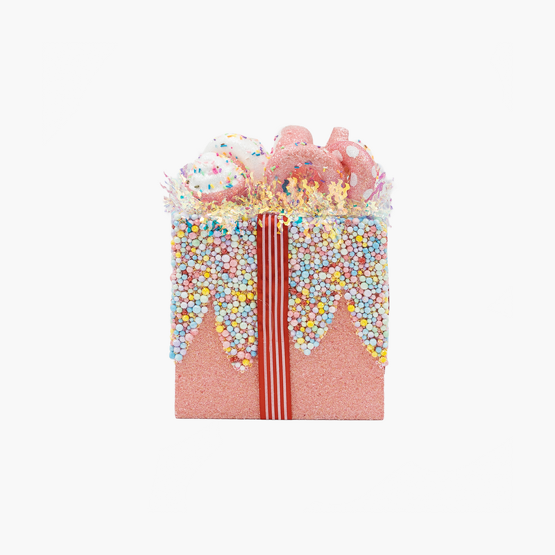 JC HAPPY SUGAR Pembe Hediye Kutu Dekor 17x26cm