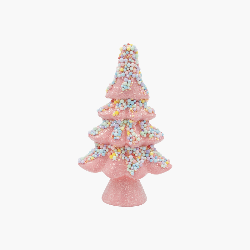 JC HAPPY SUGAR Pembe Şeker Ağaç Dekor 15x7x25cm