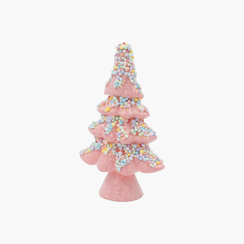 JC HAPPY SUGAR Pembe Şeker Ağaç Dekor 15x7x25cm