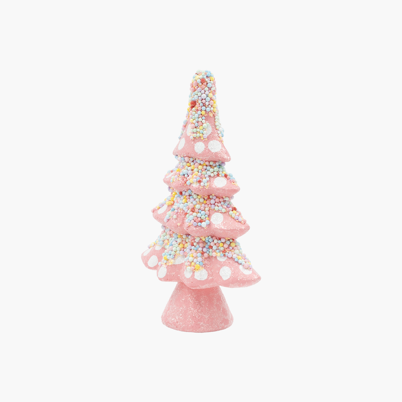 JC HAPPY SUGAR Pembe Şeker Ağaç Dekor 21x10x35cm