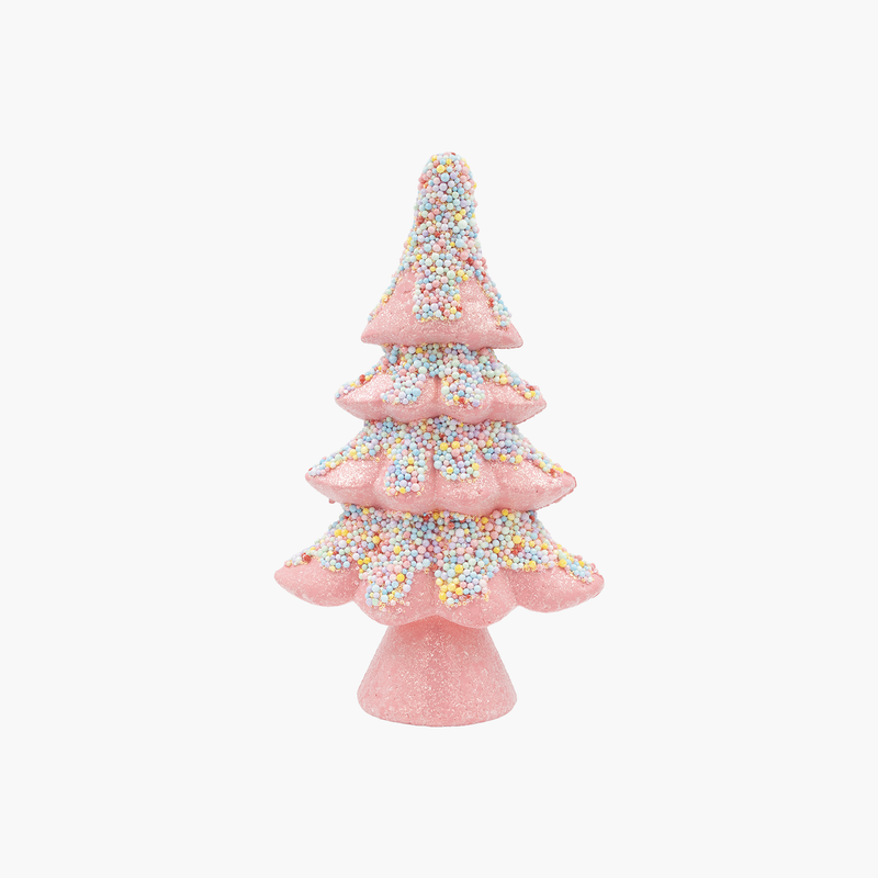 JC HAPPY SUGAR Pembe Şeker Ağaç Dekor 27x12x45cm