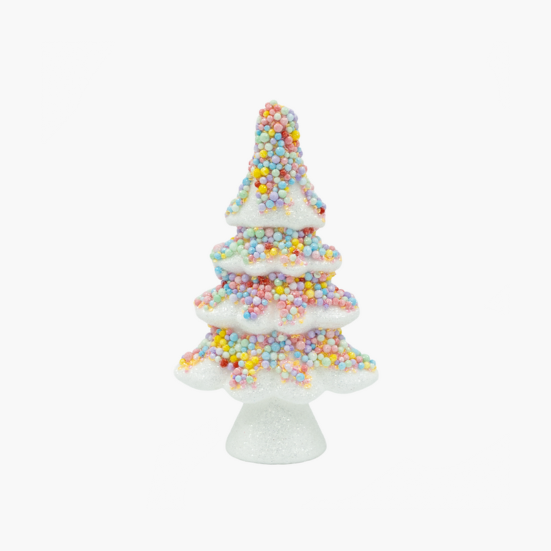 JC HAPPY SUGAR Beyaz Şeker Ağaç Dekor 27x12x45cm
