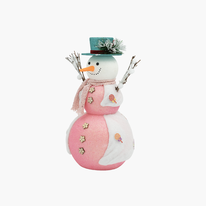 JC HAPPY SUGAR Pembe, Mavi Kardanadam Dekor 23x46cm