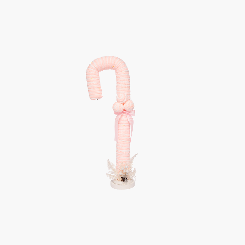 JC HAPPY SUGAR Pembe Baston Şeker Dekor 16x5x57cm (Led'li)