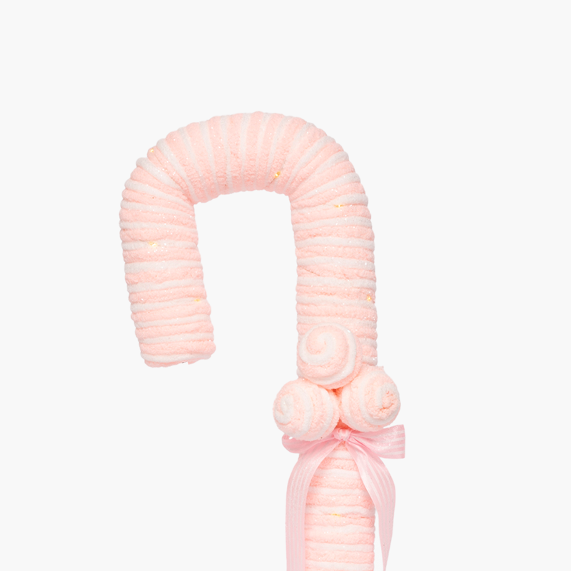 JC HAPPY SUGAR Pembe Baston Şeker Dekor 16x5x57cm (Led'li)
