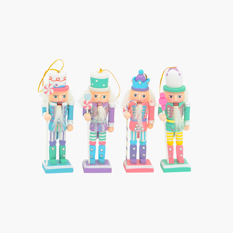JC HAPPY SUGAR Rainbow Nutcracker Set 12,5cm (4 Parça)