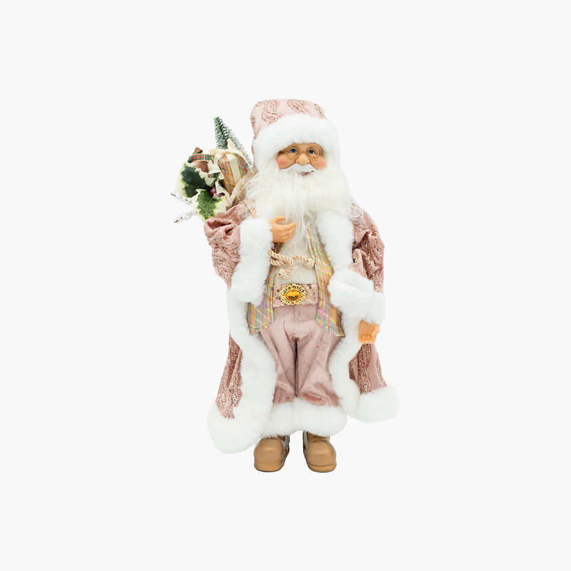 JC Pembe Noel Baba  30cm