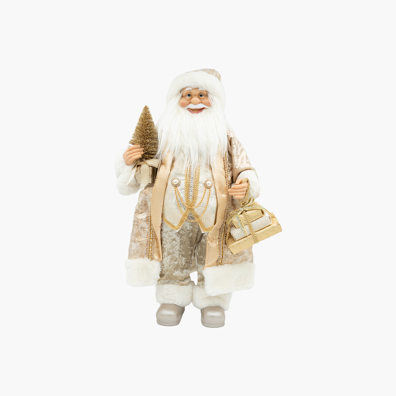 JC Altın Noel Baba 45cm