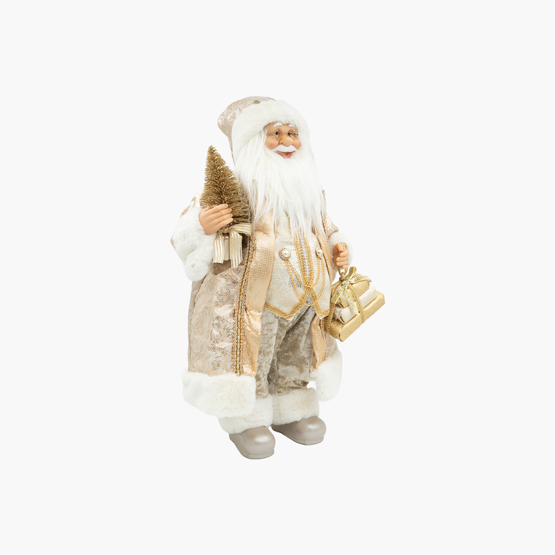 JC Altın Noel Baba 45cm