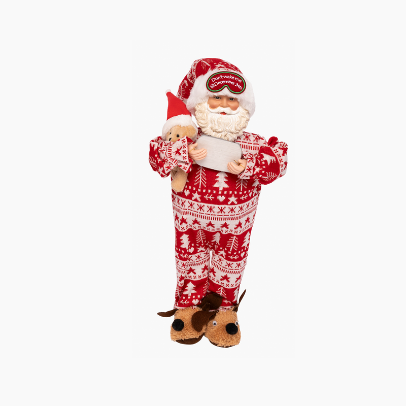 JC HAPPY SUGAR SANTA Pijamalı Noel Baba 45cm