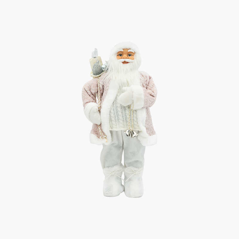 JC Pembe Tombiş Noel Baba 30cm