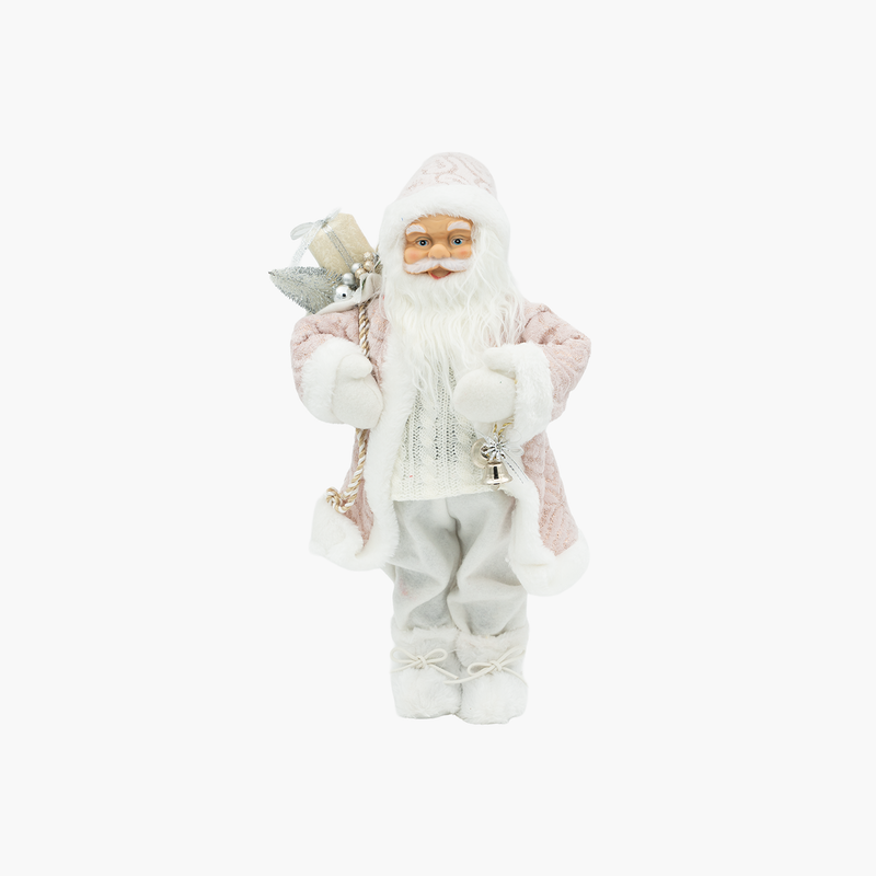 JC Pembe Tombiş Noel Baba 45cm