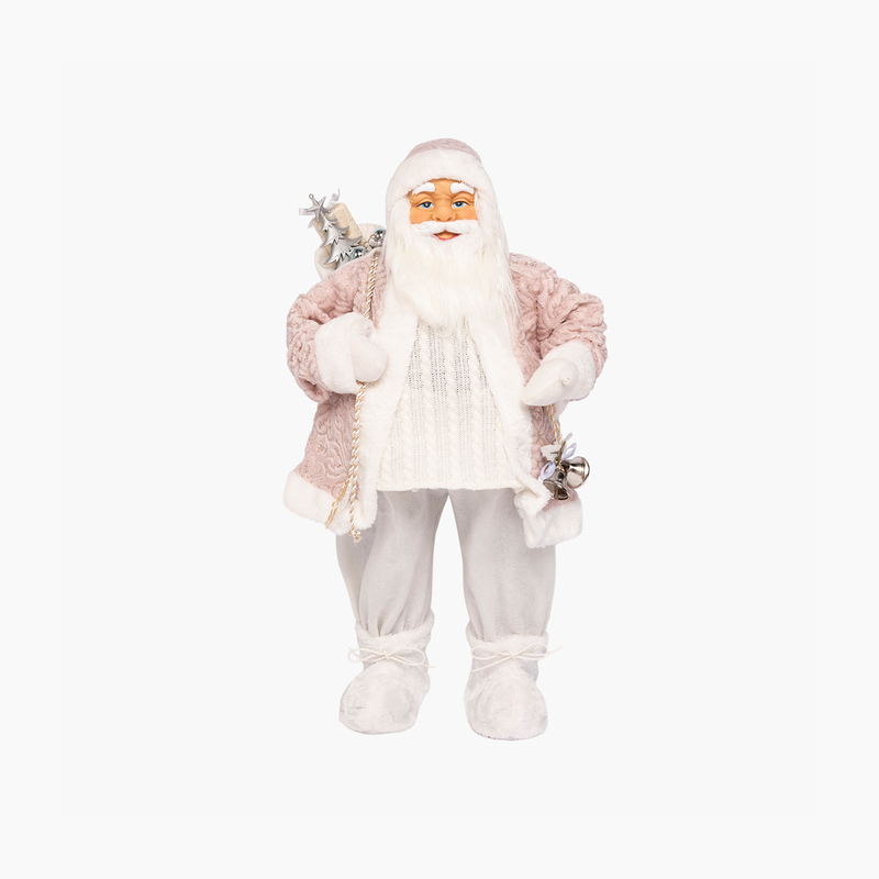 JC Pembe Tombiş Noel Baba 80cm