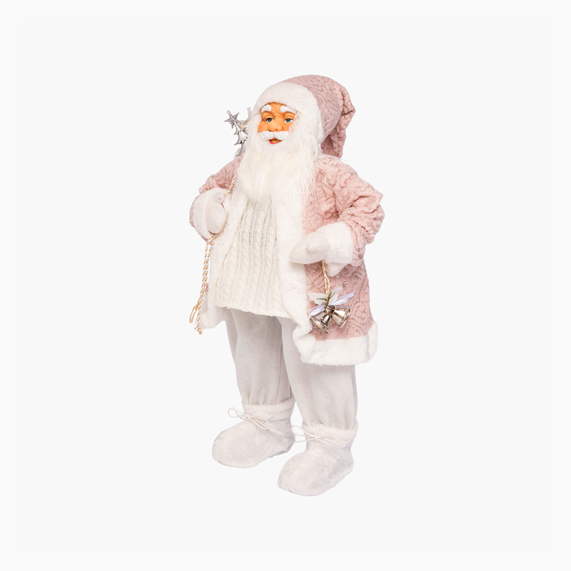 JC Pembe Tombiş Noel Baba 80cm