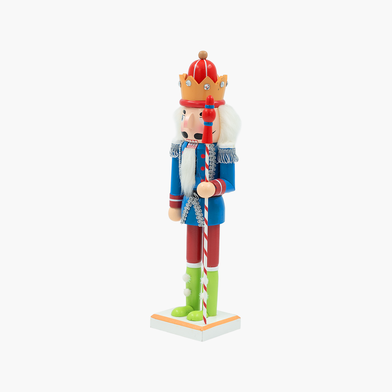 JC HAPPY SUGAR Rainbow Beyaz Stantlı  Nutcracker 38cm