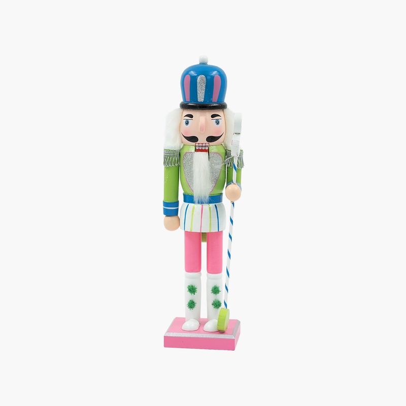 JC HAPPY SUGAR Rainbow Pembe  Stantlı  Nutcracker 38cm