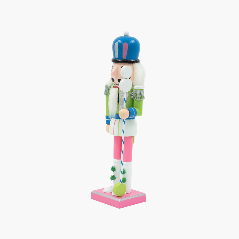 JC HAPPY SUGAR Rainbow Pembe  Stantlı  Nutcracker 38cm