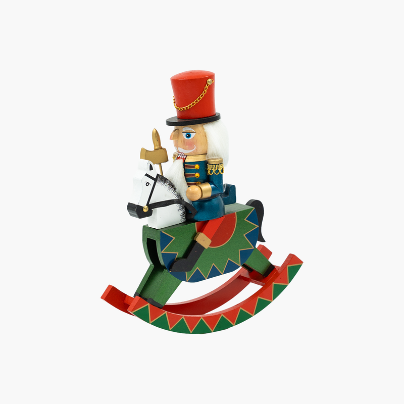 JC Sallanan At Kırmızı Asalı  Nutcracker 30cm