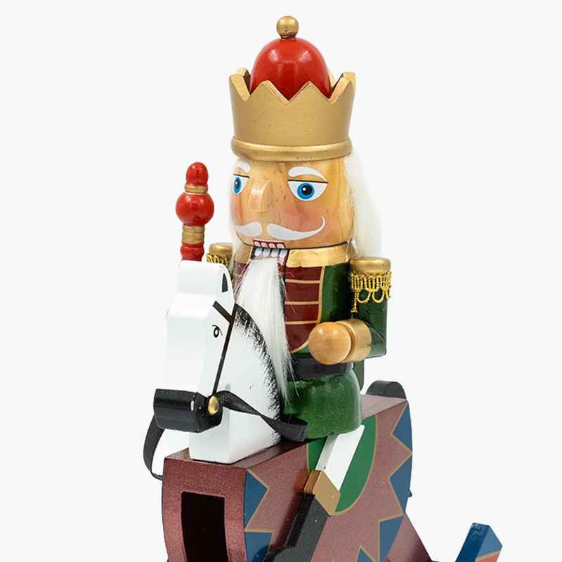 JC Sallanan At Gold Kılıçlı  Nutcracker 30cm